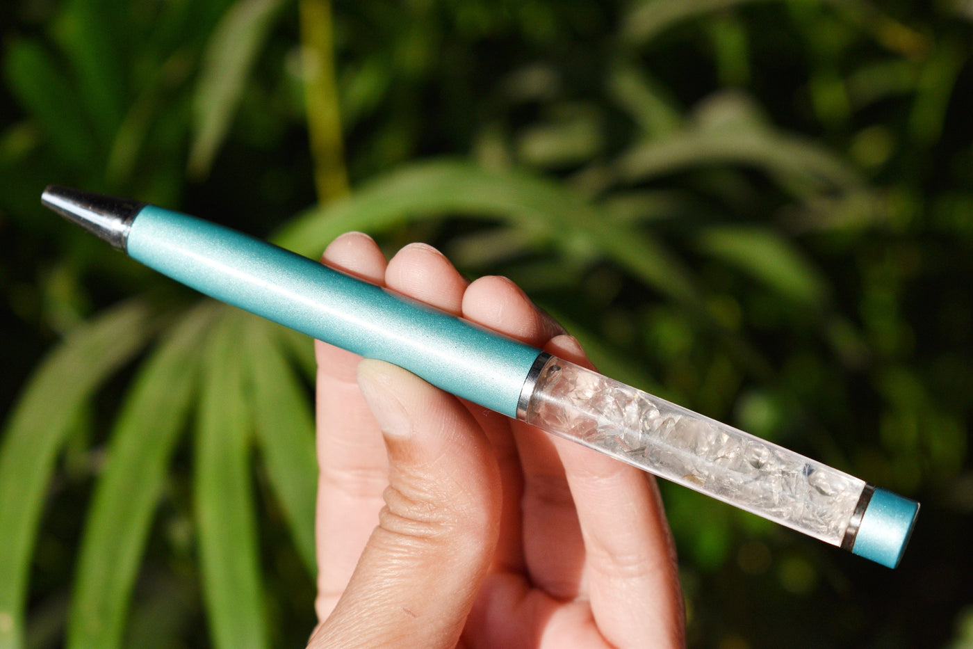 Clear Quartz Pen, Crystal Manifestation Pen