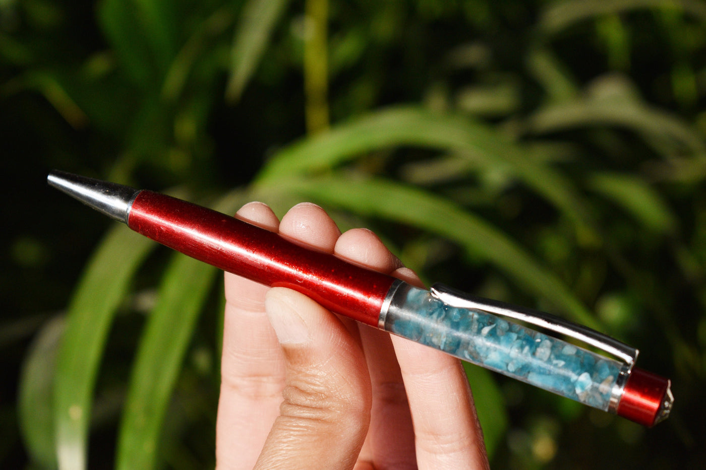Apatite Crystal Pen, Crystal Orgone Manifestation Pen